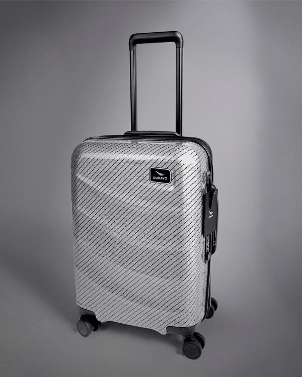 Adventurer Checked Luggage & Check-In Travel Set - Premium 2-Piece Luggage Bundle