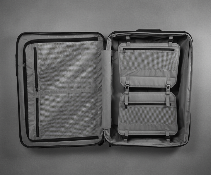 Adventurer Checked Luggage & Check-In Travel Set - Premium 2-Piece Luggage Bundle