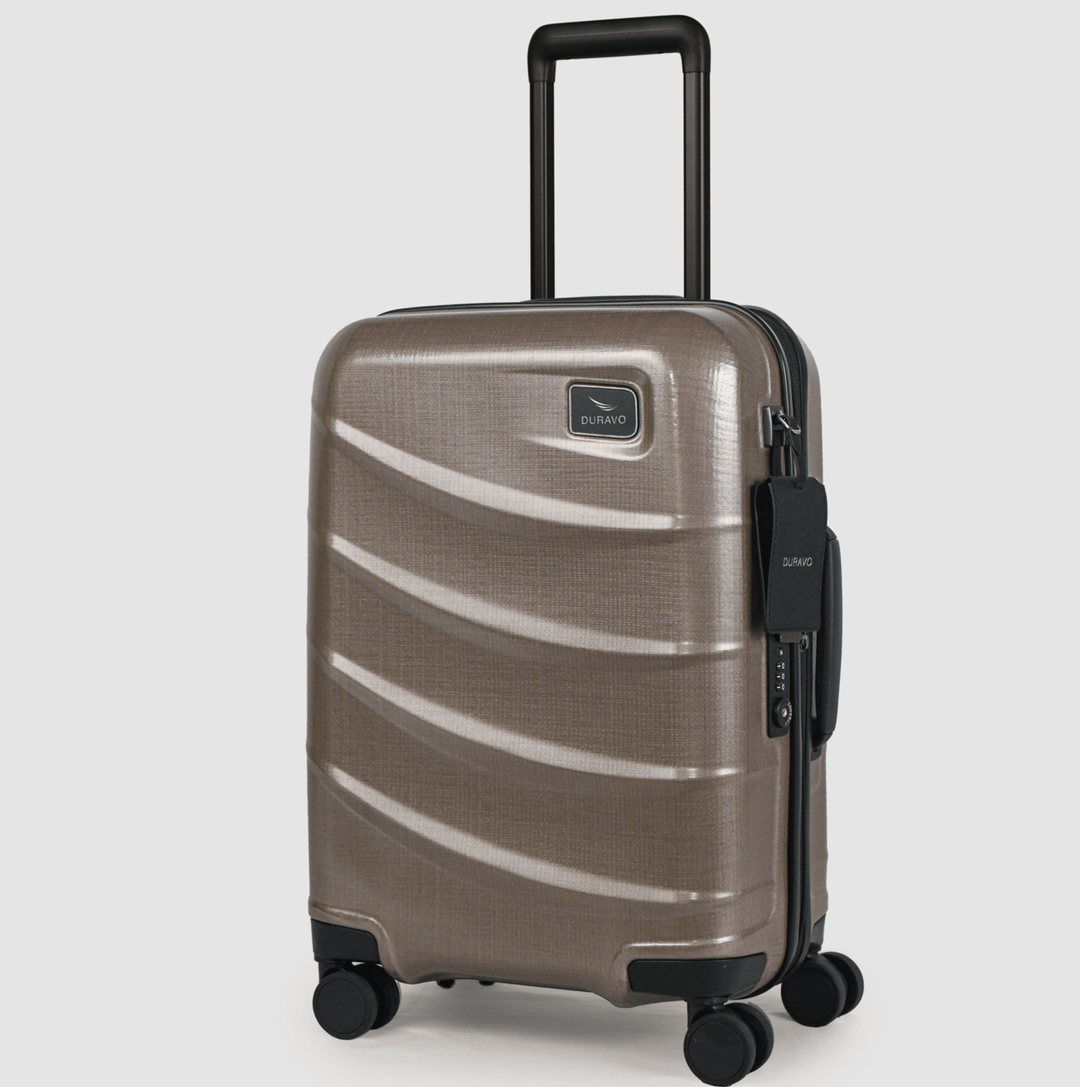 Adventurer Checked Luggage & Check-In Travel Set - Premium 2-Piece Luggage Bundle