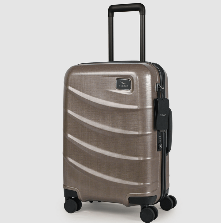Adventurer Checked Luggage & Check-In Travel Set - Premium 2-Piece Luggage Bundle