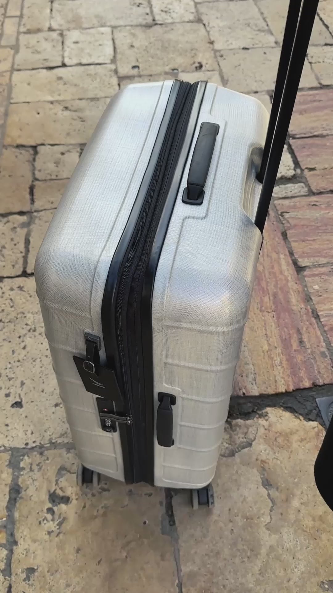 Adventurer Checked Luggage & Check-In Travel Set - Premium 2-Piece Luggage Bundle