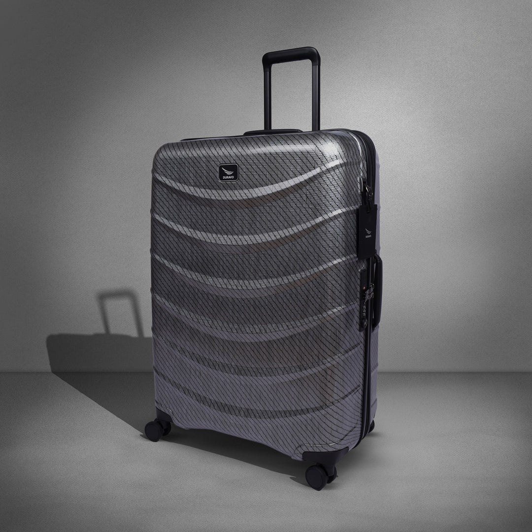 Adventurer Checked Luggage & Check-In Travel Set - Premium 2-Piece Luggage Bundle