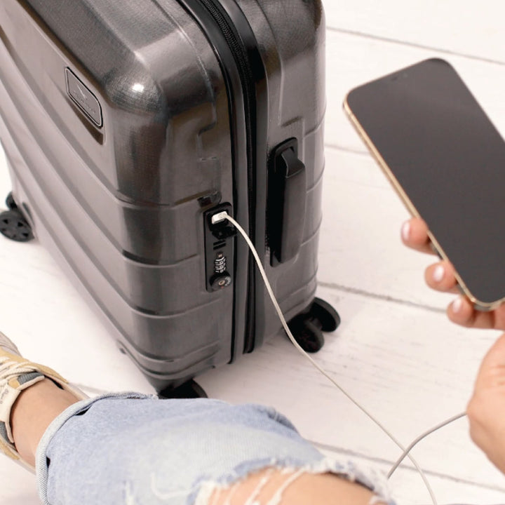Adventurer Checked Luggage & Check-In Travel Set - Premium 2-Piece Luggage Bundle